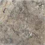 16x16 SILVER Tumbled Travertine PAVER
