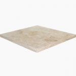 24×24 IVORY Tumbled Travertine PAVER