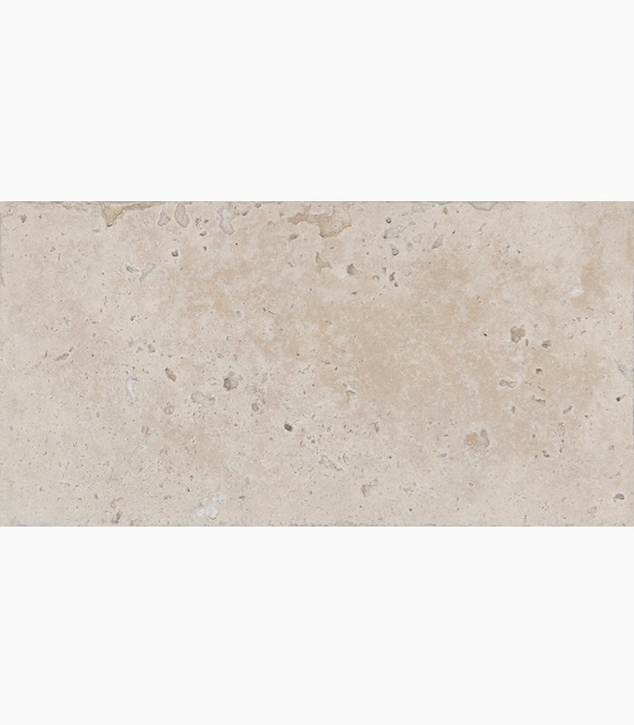4×8 IVORY Tumbled Travertine THICK PAVER