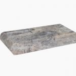 4x9 SILVER Tumbled Travertine COPING