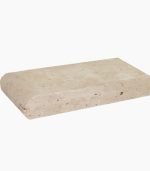 4×9 IVORY Tumbled Travertine COPING