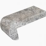 4×9 SILVER Travertine Tumbled REMODELING COPING