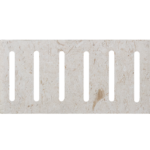 6x12 SHELL STONE Limestone DECO DRAIN