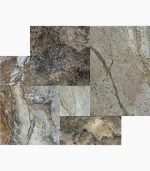 French Pattern ONYX Tumbled Travertine PAVER