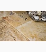 French Pattern AUTUMN BLEND Brushed Travertine TILE
