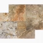 French Pattern CAPPADOCIA Brushed/Chiseled Travertine TILE