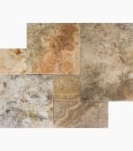 French Pattern CAPPADOCIA Brushed/Chiseled Travertine TILE