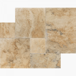 French Pattern COUNTRY CLASSIC Tumbled Travertine PAVER