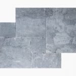 French Pattern OCEAN BLUE 'Leather' Marble PAVER