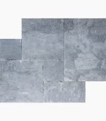 French Pattern OCEAN BLUE 'Leather' Marble PAVER