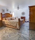 French Pattern SILVER Brushed Travertine TILE - Image 5