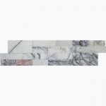 6×24 WHITE LILAC Splitface Marble PANEL
