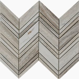 Stone Mart | Chevron SKYLINE Polished Marble MOSAIC