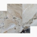Stone Mart | French Pattern LEO ONYX Premium-SELECT Tumbled Travertine PAVER