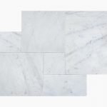 French Pattern BIANCO BELLA Brushed Marble TILE