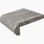 12x12 SILVER Travertine Tumbled REMODELING COPING