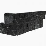 ANATOLIAN BLACK Splitface Marble CORNER