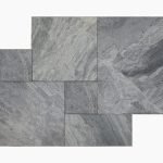 French Pattern ROYAL BLUE Premium SELECT Leathered Marble PAVER