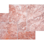 French Pattern FLAMINGO Tumbled Travertine PAVER