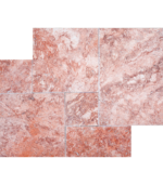 French Pattern FLAMINGO Tumbled Travertine PAVER