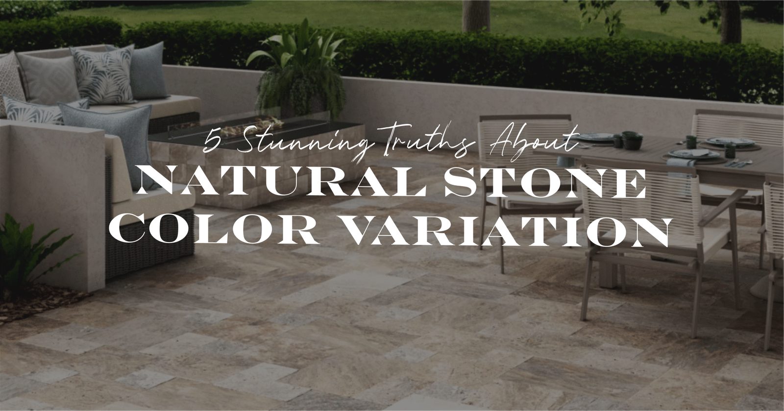 natural stone color variation | Stone Mart