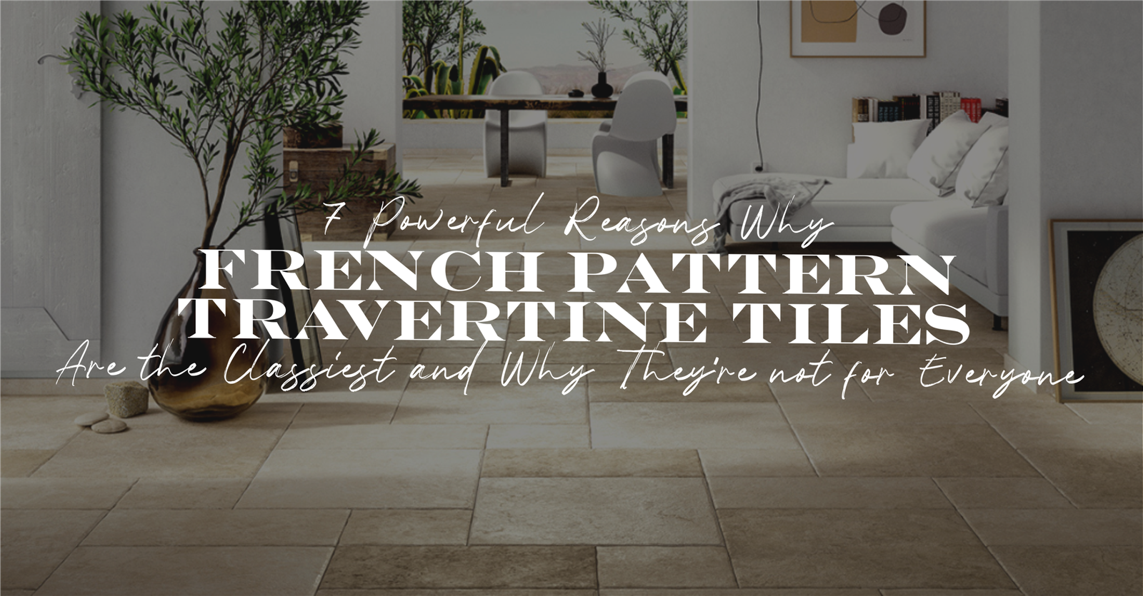 French Pattern Travertine Tiles | Stone Mart
