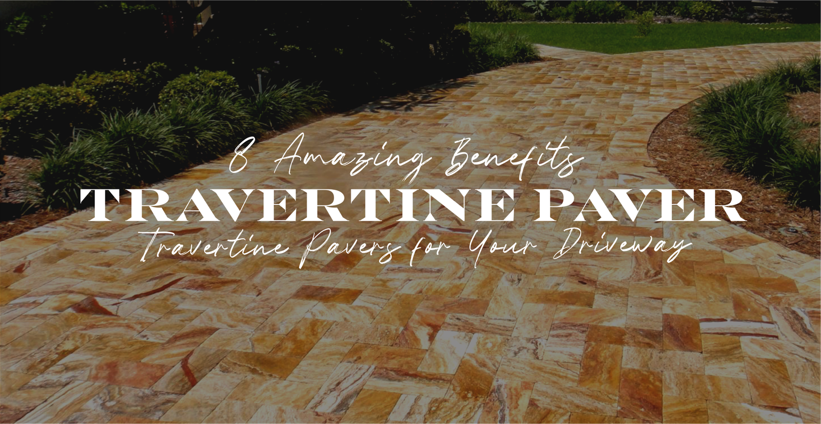 Travertine pavers