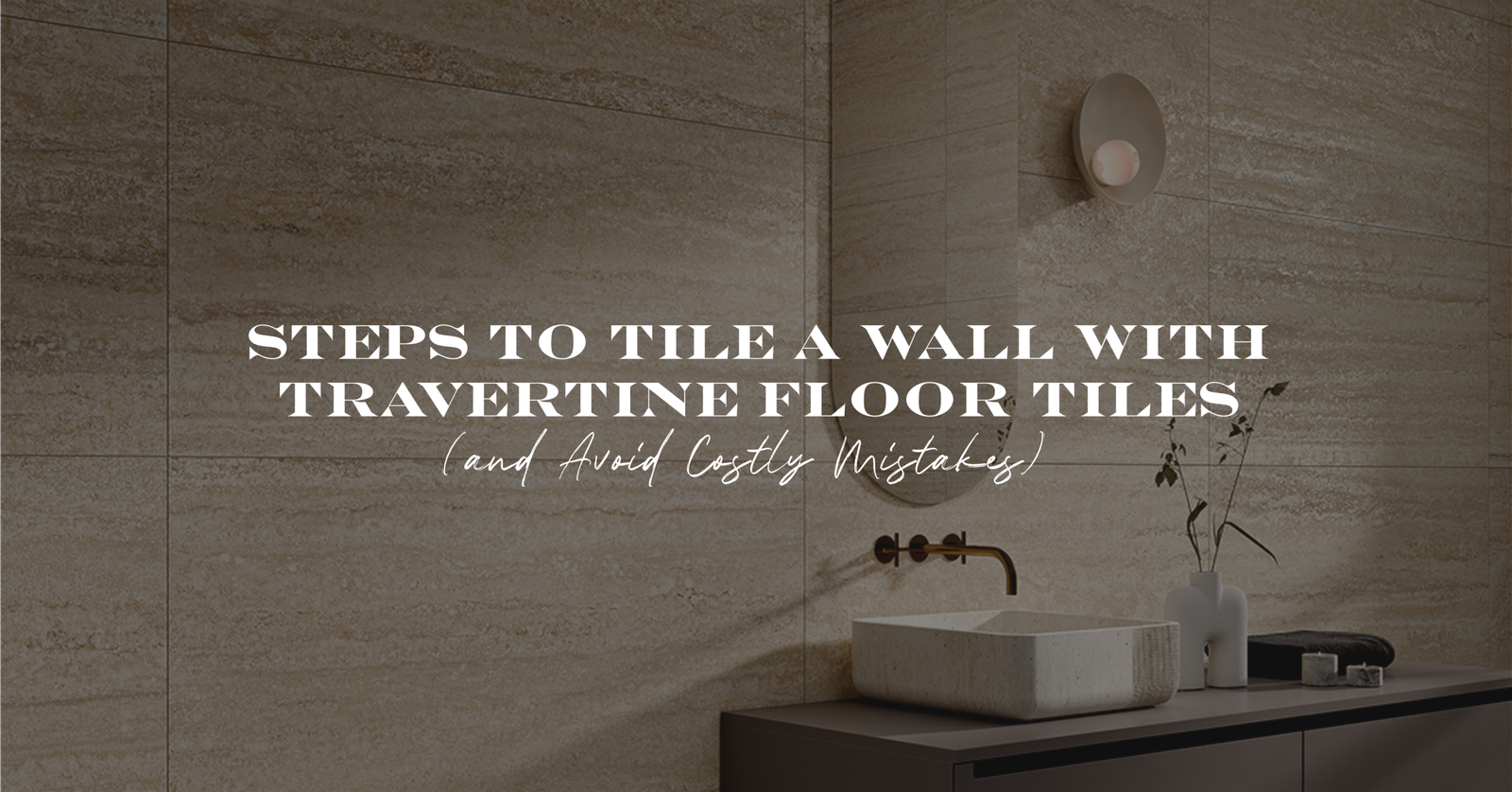 Travertine floor