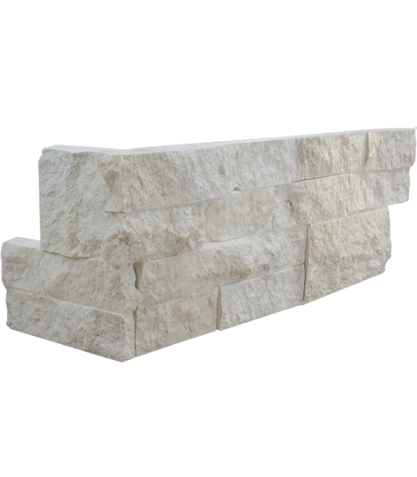 Shellstone Trim SHELL STONE Splitface Limestone Corner - Stone-Mart