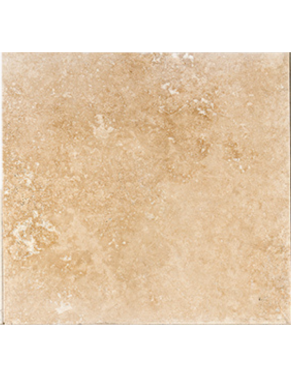 24x24 IVORY CREAM Tumbled Travertine PAVER - Stone-Mart