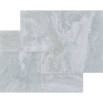 French Pattern ASHEN GRAY Premium-SELECT Leathered Marble