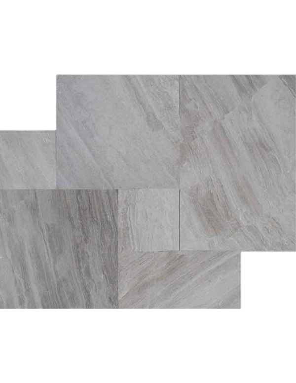 French Pattern PLATINUM ROYAL Leathered Marble PAVER - Stone-Mart