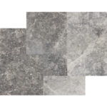French Pattern TUNDRA GRAY Marble PAVER